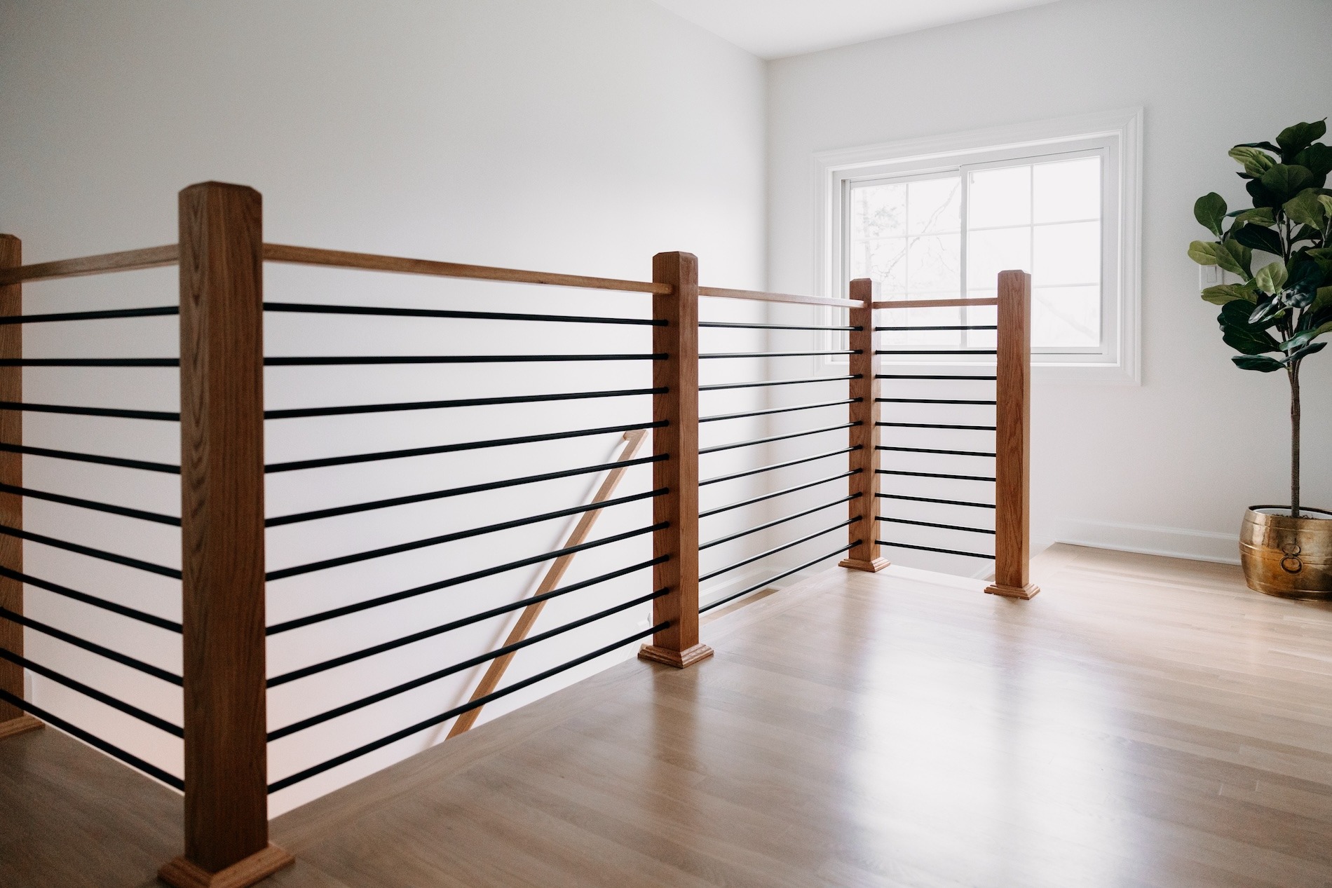 Upper Level Staircase Railing Design