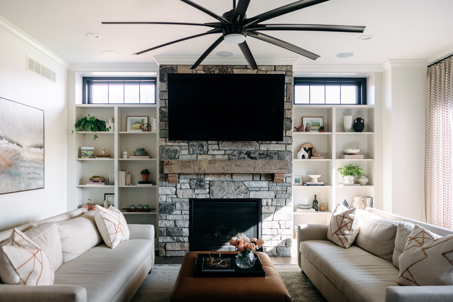 living room interior design oakland county mi