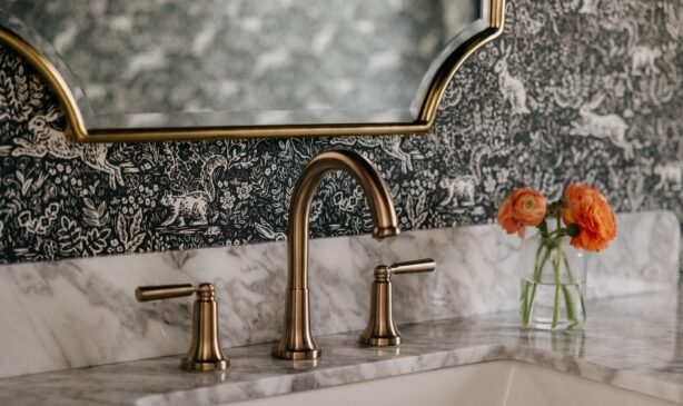 bathroom sink detail powder room design
