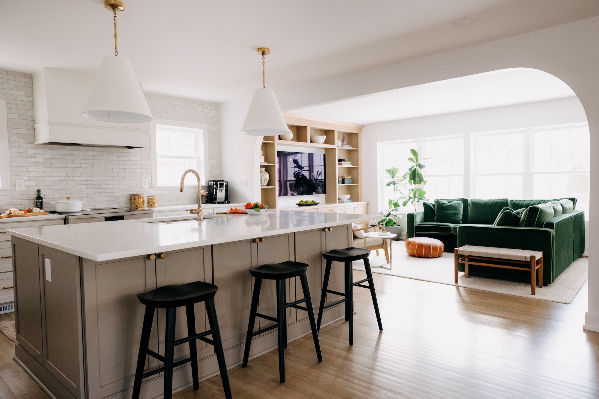 kitchen and living room royal oak mi
